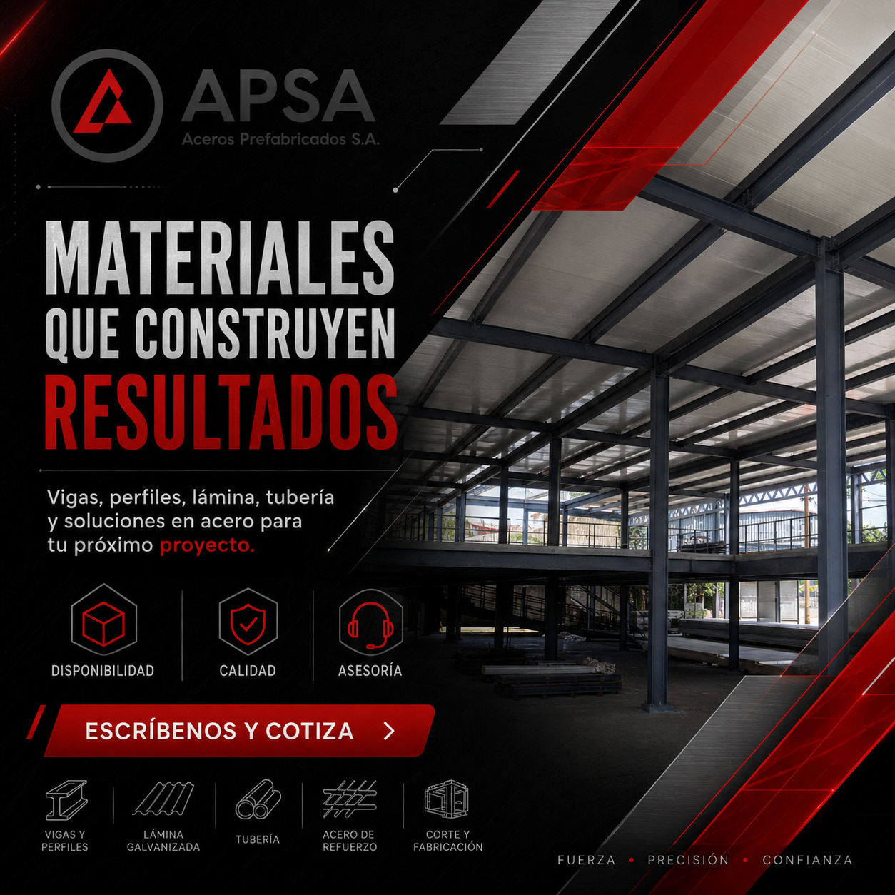 Post Instagram materiales APSA